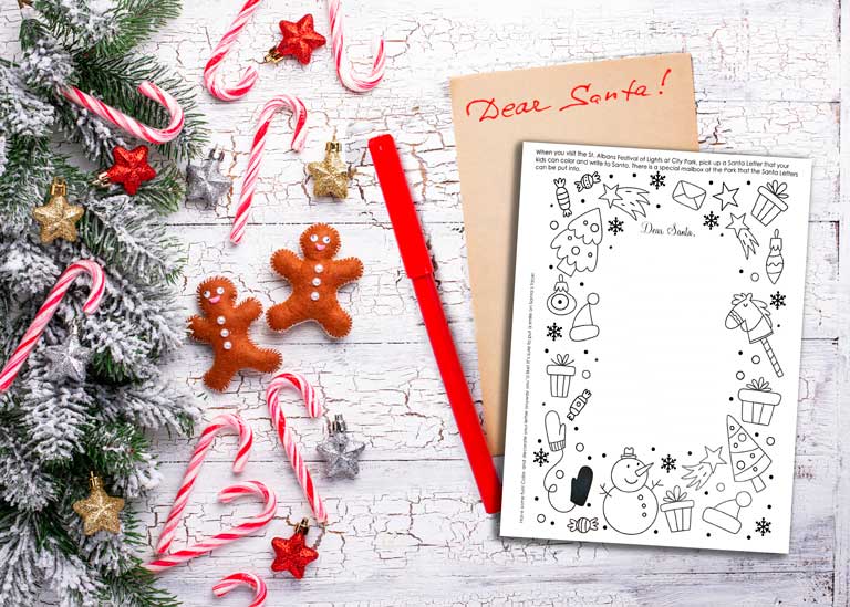 Letters To Santa - Download Our Free Template